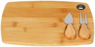 Käsebrett Käse Set 3-tlg Käsemesser Käsegabel Schneidebrett Cheffinger CF-CS3