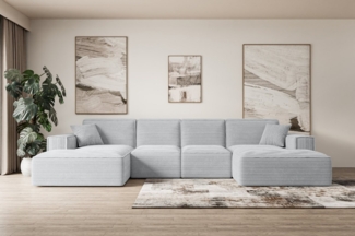 ALTDECOR Wohnlandschaft SIERRA-U, Sofa Praktische Bequeme Funktionsecke Couch U-Form Eckcouch, Corner Sofa U-Form Vielseitige Sofa Wohnlandschaft Wohnzimmer