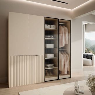 Lookway Kleiderschrank SANDBOX KASCHMIR 200 202x49x200 cm