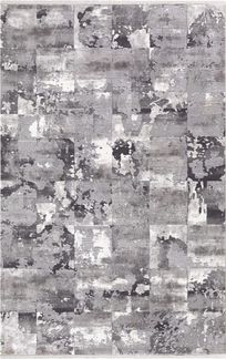 Therapy Läufer Teppich 100 x 100 cm Polyester Weiß 88784431 [en. casa]