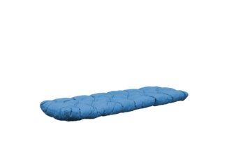 Auflage 2er Bankkissen Bankauflage 120x50x8 cm hellblau