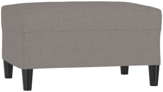 vidaXL Fußhocker Taupe 70 x 55 x 41 cm Stoff [349310]