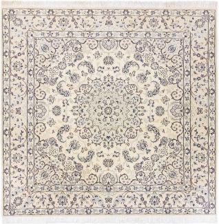 Perserteppich - Nain - Royal quadratisch - 200 x 193 cm - beige