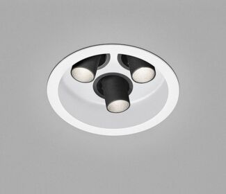 HELESTRA 35/2070.07-22 RUN Deckeneinbauleuchte IP30 weiß / schwarz IP30