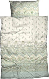 CASATEX Bettwäsche Jolie, Satin, 2 teilig, elegantes Design mit zarten Blumenmustern und sanften Farben