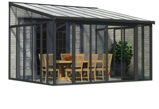 Palram - Canopia Aluminium Kaltwintergarten