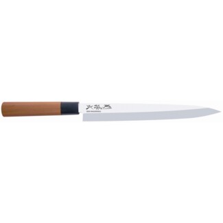 KAI Seki Magoroku Red Wood Yanagiba MGR-240Y