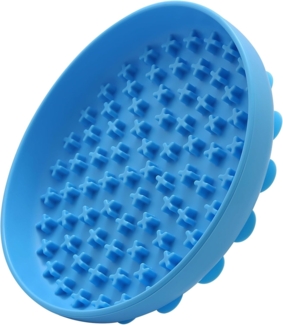 Antihaftbeschichteter Silikon-Fressnapf, Hundenapf mit Antihaftbeschichtung, Katzennapf mit Antihaftbeschichtung (blau)