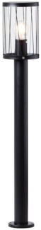 Brilliant Leuchten No. 44686-63 Aussenstandleuchte Reed E27 IP44 schwarz matt