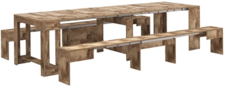 Dmora Kommode Earl, Wohnzimmerbuffet, Wohnzimmer-Sideboard, Moderne Küchen-Speisekammer, 184x35 h77 cm, Anthrazit