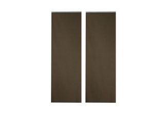 Haus und Deko Schiebegardine Flächenvorhang 2er Set blickdicht einfarbig Schiebegardine Gardine (2 St), Paneelwagen, blickdicht, Polyester