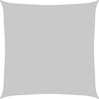 vidaXL Sonnensegel Hellgrau 4x4 m 100% Polyester Oxford 4000403