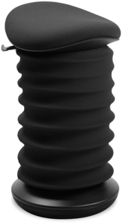 TOPSTAR Sitness 4D AGR-Zertifiziert Dynamischer Sitzhocker schwarz schwarz - ergonomischer Bürohocker - höhenverstellbar - stärkt den Rücken - entlastet die Bandscheiben