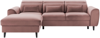 Eltap Foble Ecksofa (Nube 24) Seite links, Lachsfarben, 196 x 100 x 267 cm