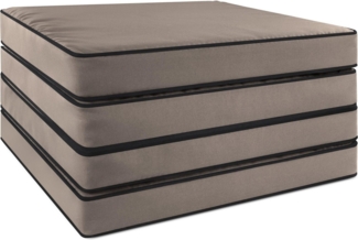 Aspero Sitzauflage 4 Stuhlkissen 40x40 cm Lucca, Gepolsterte und wasserdichte Outdoor Auflage