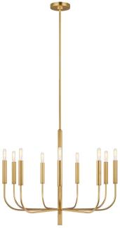 Elstead Lighting Brianna 9-Light Kronleuchter 9-flammig Messing E14