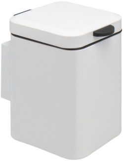 bremermann Kosmetikeimer Wand-Kosmetikeimer, 3 Liter Fassungsvermögen, eckig, weiß