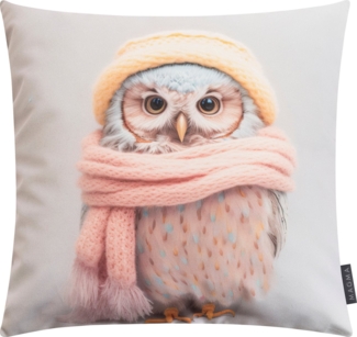 MAGMA Dekokissen Candy Eule ca. 45 x 45 cm