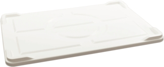 1x Deckel für Teig- und Pizzaballenbehälter 60x40 cm in Weiß