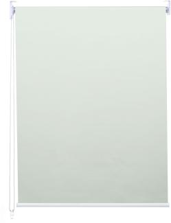 Rollo HWC-D52, Fensterrollo Seitenzugrollo Jalousie, 60x160cm Sonnenschutz Verdunkelung blickdicht ~ creme