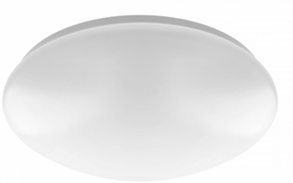 12 Watt LED Decken und Wand Leuchte mit Bewegungsmelder IP54 Feuchtraum weiß rund|Ø255 x 75 mm (BxH)|Neutralweiß|960 Lumen