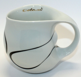 Colani Kaffeebecher Loop schwarz