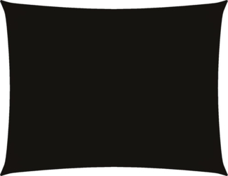 vidaXL Sonnensegel Oxford-Gewebe Rechteckig 4x6 m Schwarz 135767