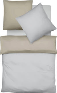 fleuresse Wendebettwäsche Lech W 4158, Flanell, 2 teilig, Edelflanell, Baumwolle, in Gr. 135x200, 155x220, 200x200 cm