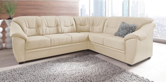 sit&more Ecksofa Savona L-Form, B: 262 cm, optional Bettfunktion, Federkern