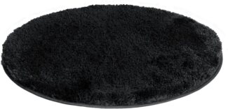 Möve Badematte Superwuschel, Badvorleger, Badezimmer Teppich, Höhe 40 mm, rutschhemmend beschichtet, fußbodenheizungsgeeignet, schnell trocknend, strapazierfähig, Polyester, rund, Mikrofaser-Badematte, Badteppich, rechteckig, rund & als 3-tlg. Set