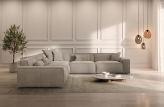 Sofa Dreams Ecksofa Stoffsofa Polsterecksofa Formenta L Form Struktursofa Stoff Sofa, Loungesofa