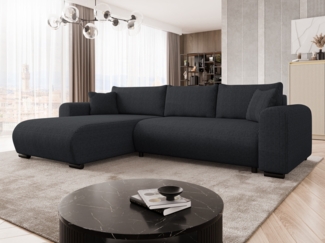 Ecksofa Merkos Cord (Farbe: Poso 135)
