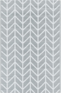 vidaXL Outdoor-Teppich ARAKIL Grau 190x290 cm PP 368544