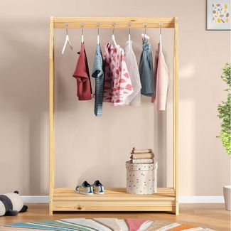 IDIMEX Kinderkleiderschrank SALLY Kinderkleiderständer kinderzimmer Garderobe Kindermöbel