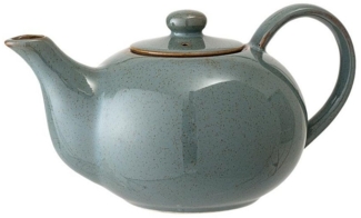 Bloomingville Teekanne Pixie Teapot, Green, Stoneware, 825ml Keramik Kanne Tee Kaffeekanne Kaffee, grün