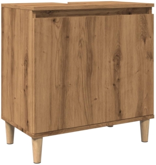 Waschbeckenunterschrank Artisan-Eiche 58 x 33 x 60 cm Holzwerkstoff