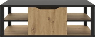 CaliCosy 'BUXTON' Couchtisch BUXTON mit zentralem Stauraum - Eiche