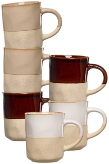 Ritzenhoff & Breker Sabbia Henkelbecher 325 ml 6er Set gemischt