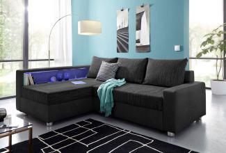 COLLECTION AB Ecksofa Relax L-Form, inklusive Bettfunktion, Federkern, wahlweise mit RGB-LED-Beleuchtung