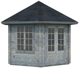 Palmako Holz-Pavillon Hanna inklusiveFußboden 303x303 cm Holzpavillon 4743142052488