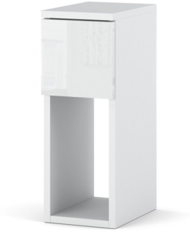 KOSETO Nachtkonsole Nachttisch mit 1 Schublade – 20x30x55 cm – für Schlafzimmer