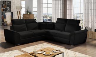 Wohnideebilder Federico Schwarz Ecksofas & Eckcouches Fed_34