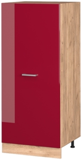Hochschrank R-Line Rot Hochglanz 60 cm Vicco
