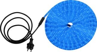 GLOBO Lichterschlauch Außen Farbig LED blau Kabelgebunden transparent 38973