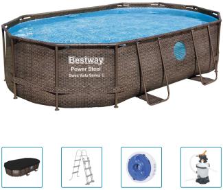 Bestway Power Steel Pool-Set 488x305x107 cm 92863