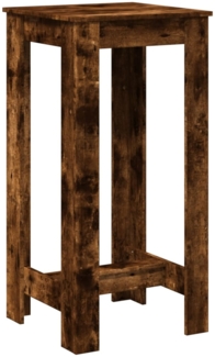 vidaXL Bartisch Räuchereiche 51x50x103,5 cm Holzwerkstoff 854404