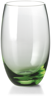 Glas 0,40 l Solid Color Glas Grün Dibbern Wasserglas, Spülmaschinenfest