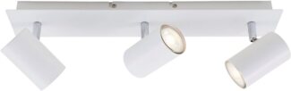 Briloner Leuchten LED Deckenspots 2857035 Run, ohne Leuchtmittel, Warmweiß, Deckenlampe, 45x8x12,3cm, max. 40W, GU10, Wohnzimmer, Flur, Büro