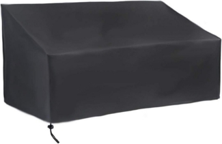 LA CUTE Gartenmöbel-Schutzhülle Wetterfeste Schutzhülle für Sitzbank – wasserdicht & UV-beständig (Gartenmöbel-Abdeckung für Sitzbank 65 x 65 x 80/120 cm, Schutzhülle für 1 Sitzbank mit Aufbewahrungstasche), Wasserdichte, wetterfeste Schutzhülle Kordel...