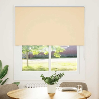 vidaXL Verdunkelungsrollo Beige 140x130 cm Stoffbreite 136,6 cm 4010720